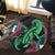 Hawaii Turtle Polynesian Tropical Round Carpet - Ghia Style Green - AH - Polynesian Pride