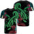 Hawaii Turtle Polynesian Tropical T Shirt Ghia Style Green Unisex Black - Polynesian Pride