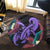 Hawaii Turtle Polynesian Tropical Round Carpet - Ghia Style Purple - AH - Polynesian Pride