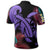 Hawaii Turtle Polynesian Tropical Polo Shirt Ghia Style Purple - Polynesian Pride