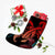 Hawaii Turtle Polynesian Tropical Christmas Stocking - Ghia Style Red - AH - Polynesian Pride