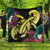 Hawaii Turtle Polynesian Tropical Premium Quilts - Ghia Style Yellow - AH Black - Polynesian Pride