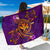 Hawaii Turtle Polynesian Violet Sarong - Tee Style - AH Sarong One Size Purple - Polynesian Pride