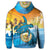 Hawaii Turtle Sea Cost of Arm Zip Hoodie - Polynesian Pride