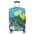 Hawaii Turtle Sea Cotral Polynesian Luggage Covers - AH Black - Polynesian Pride