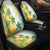 Hawaii Turtle Sea Hibiscus Coconut Tree Car Seat Covers - AH - Polynesian Pride