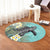 Hawaii Turtle Sea Plumeria Round Carpet - AH - Polynesian Pride