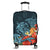 Hawaii Turtle Shark Manta Ray Hibiscus Plumeria Luggage Covers - AH Black - Polynesian Pride