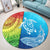 Hawaii Turtle Shark Polynesian And Sea Round Carpet - AH - Polynesian Pride