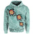 Custom Hawaii Turtle Swimming Tribal Polynesian Hoodie Min Style - Polynesian Pride