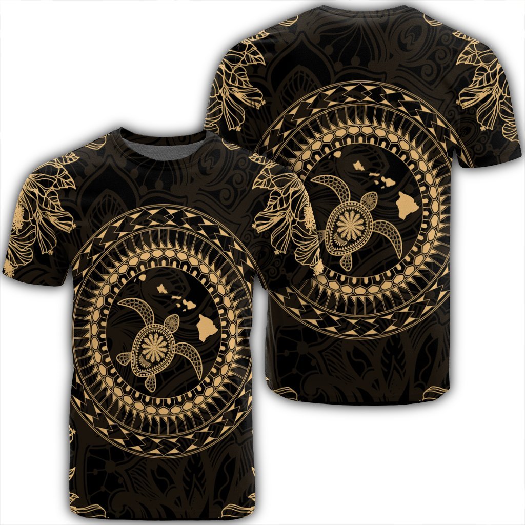 Hawaii Turtle Tradition T Shirt Unisex Black - Polynesian Pride