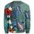 Hawaii Turtle Tropical Art Sweatshirt - Hela Style - AH - Polynesian Pride