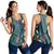 Hawaii Turtle Tropical Art Racerback Tank - Hela Style - AH Black - Polynesian Pride