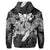 Custom Hawaii Turtle Wave Polynesian Hoodie Hey Style White - Polynesian Pride