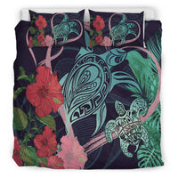 Hawaii Turtles Hibiscus Valentine Bedding Set - Tropical Style - AH - Polynesian Pride