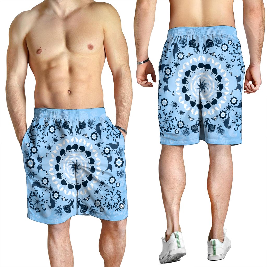 Hawaii Underwater Pattern Men's Shorts - AH - Polynesian Pride