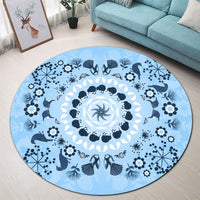Hawaii Underwater Pattern Round Carpet - AH - Polynesian Pride