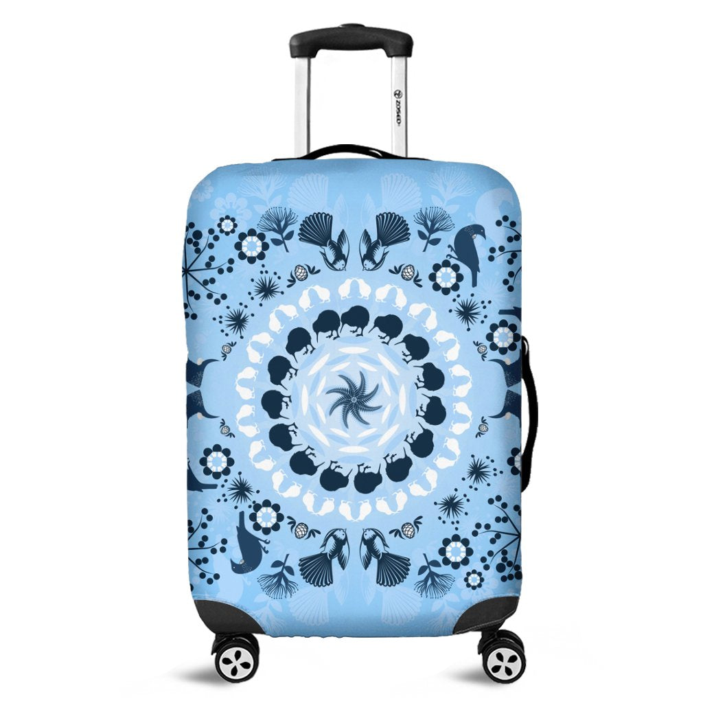 Hawaii Underwater Pattern Luggage Covers - AH Black - Polynesian Pride