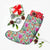 Hawaii Watercolor Vintage Floral Tropical Bird of Paradise Christmas Stocking - Polynesian Pride