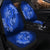 Hawaii Yin Yang Turtle Shark Hibiscus Plumeria Car Seat Covers - Blue - AH - Polynesian Pride