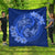 Hawaii Yin Yang Turtle Shark Hibiscus Plumeria Premium Quilts - Blue - AH Black - Polynesian Pride