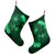 Hawaii Yin Yang Turtle Shark Hibiscus Plumeria Christmas Stocking - Green - AH - Polynesian Pride