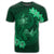 Hawaii Yin Yang Turtle Shark Hibiscus Plumeria T Shirt Green - Polynesian Pride