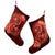 Hawaii Yin Yang Turtle Shark Hibiscus Plumeria Christmas Stocking - Orange - AH - Polynesian Pride