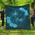 Hawaii Yin Yang Turtle Shark Hibiscus Plumeria Premium Quilts - Pastel - AH Black - Polynesian Pride