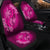 Hawaii Yin Yang Turtle Shark Hibiscus Plumeria Car Seat Covers - Pink - AH - Polynesian Pride