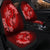 Hawaii Yin Yang Turtle Shark Hibiscus Plumeria Car Seat Covers - Red - AH - Polynesian Pride