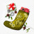 Hawaii Yin Yang Turtle Shark Hibiscus Plumeria Christmas Stocking - Yellow - AH - Polynesian Pride