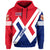 Hawaii Flag Polynesian Hoodie Cross Style - Polynesian Pride