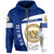 Hawaii Polynesian Sport Zipper Hoodie Blue Premium Style - Polynesian Pride