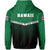 Hawaii Polynesian Zipper Hoodie Green Mix Style - Polynesian Pride