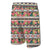 Hawaii Hibiscus Ethnic Mix Tropical Flower Board Shorts - Polynesian Pride