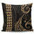Hawaii Kakau Gold Polynesian Pillow Covers One Size Zippered Pillow Case 18"x18"(Twin Sides) Gold - Polynesian Pride