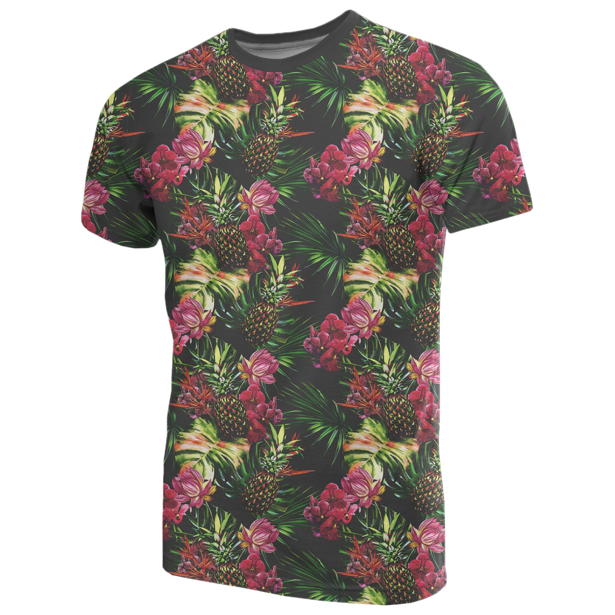 Hawaii Palm Leaves Pineapples Jungle Leaf T Shirt - Polynesian Pride