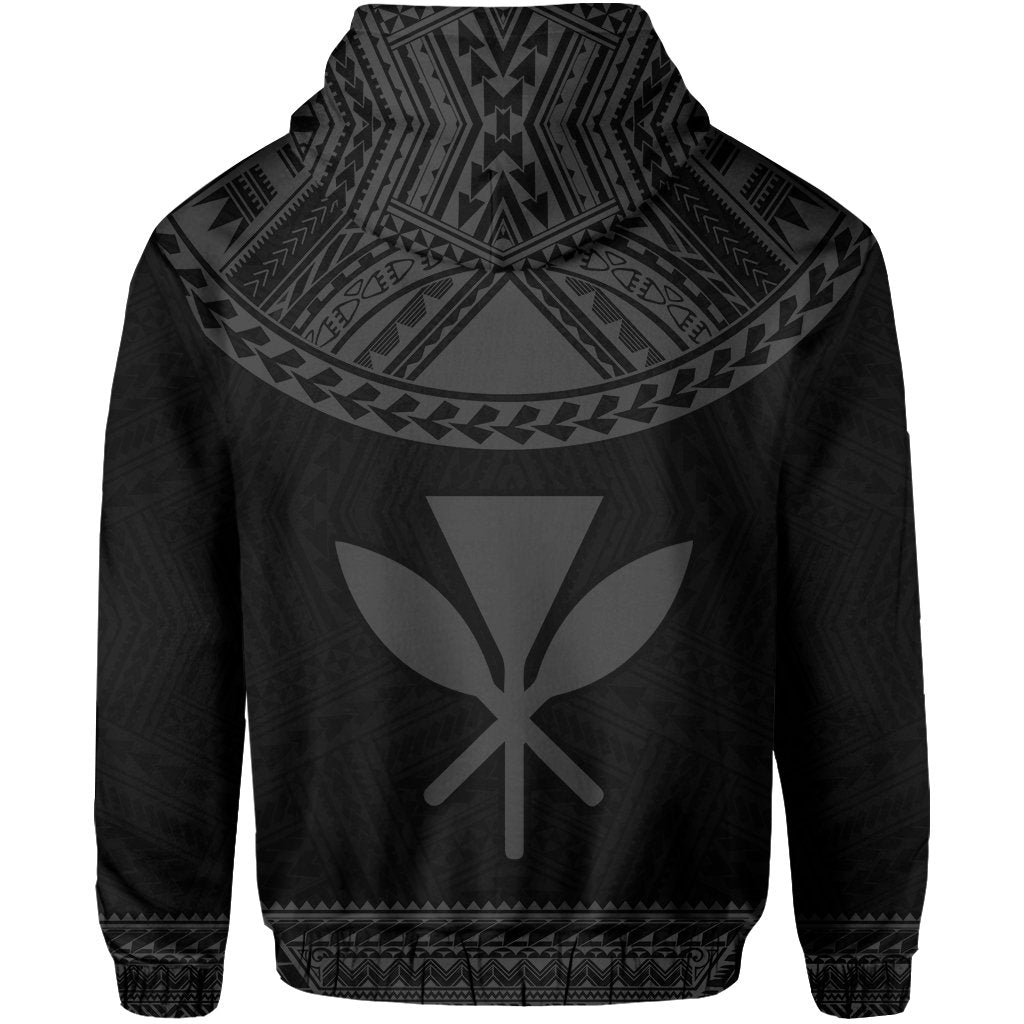 Hawaii Kanaka Polynesian Hoodie Divinity Gray - Polynesian Pride