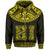 Hawaii Kanaka Polynesian Zipper Hoodie Divinity Yellow - Polynesian Pride
