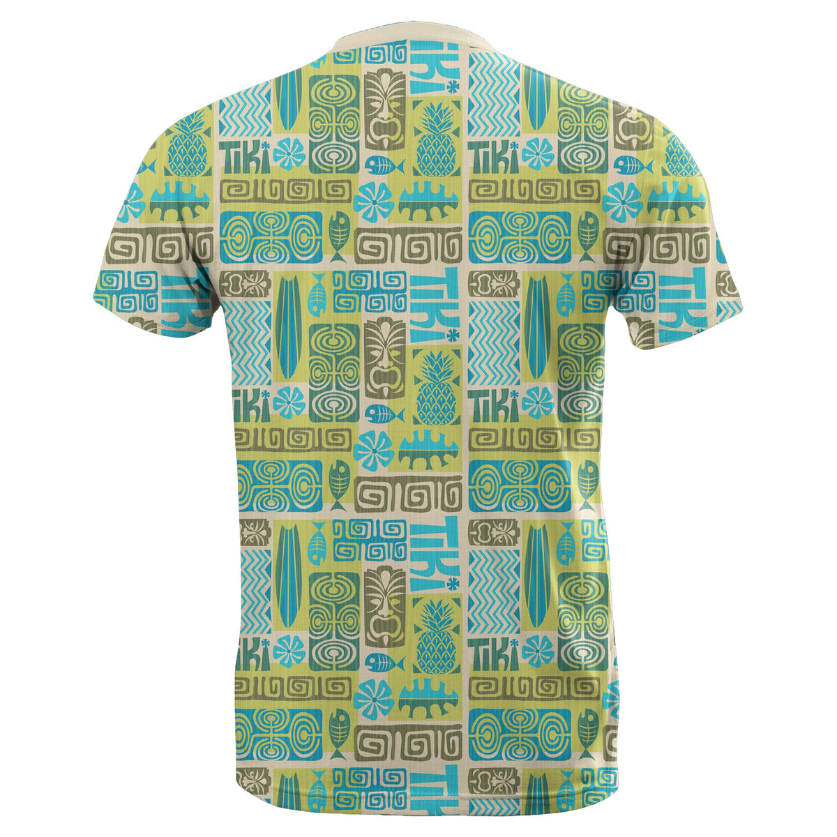 Hawaii Seamless Exotic Tiki Pattern T Shirt - Polynesian Pride
