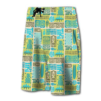 Hawaii Seamless Exotic Tiki Pattern Board Shorts - Polynesian Pride