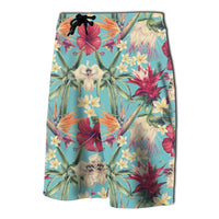 Hawaii Seamless Floral Pattern With Tropical Hibiscus Board Shorts - Polynesian Pride