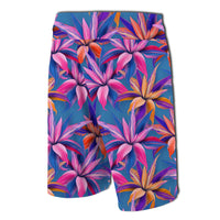 Hawaii Tropical Flowers Pink Board Shorts - Polynesian Pride