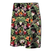 Hawaii Tropical Flowers Watercolor Board Shorts - Polynesian Pride