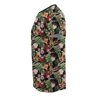 Hawaii Tropical Flowers Watercolor T Shirt - Polynesian Pride