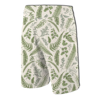 Hawaii Tropical Green Pattern Board Shorts - Polynesian Pride
