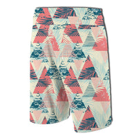 Hawaii Tropical Leaf Triangle Pattern Board Shorts - Polynesian Pride