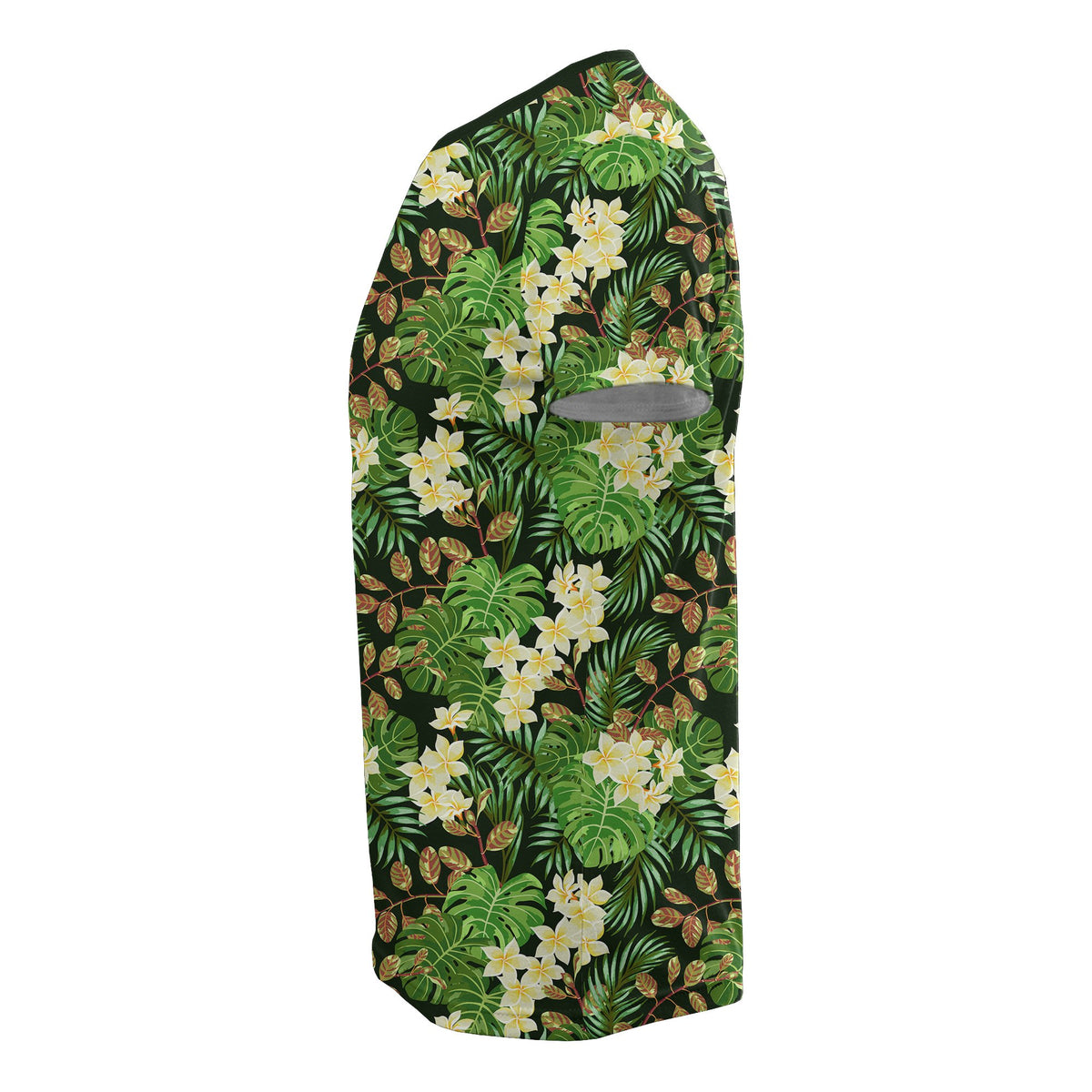 Hawaii Tropical Leaves and Plumeria T Shirt - Polynesian Pride