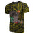 Polynesian Kakau Yellow Hawaii Warrior Football T Shirt - Polynesian Pride